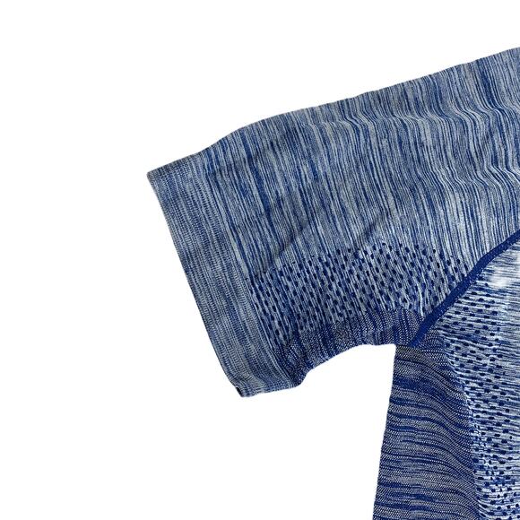 Women's Athletic Top Short Sleeve Eleven by Venus Williams V Neck in Blue Medium - Picture 3 of 7